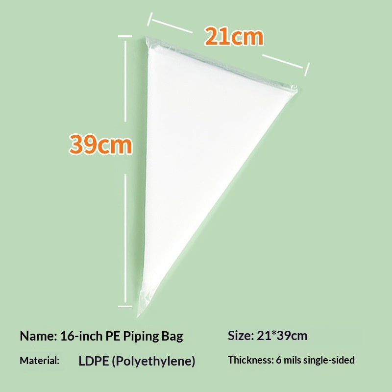 Disposable Piping Bags For Cake And Pastry Decoration