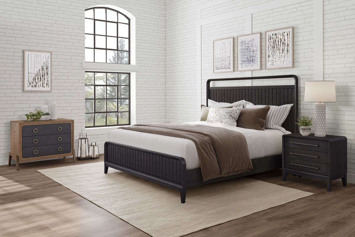 King Open Panel Bed
