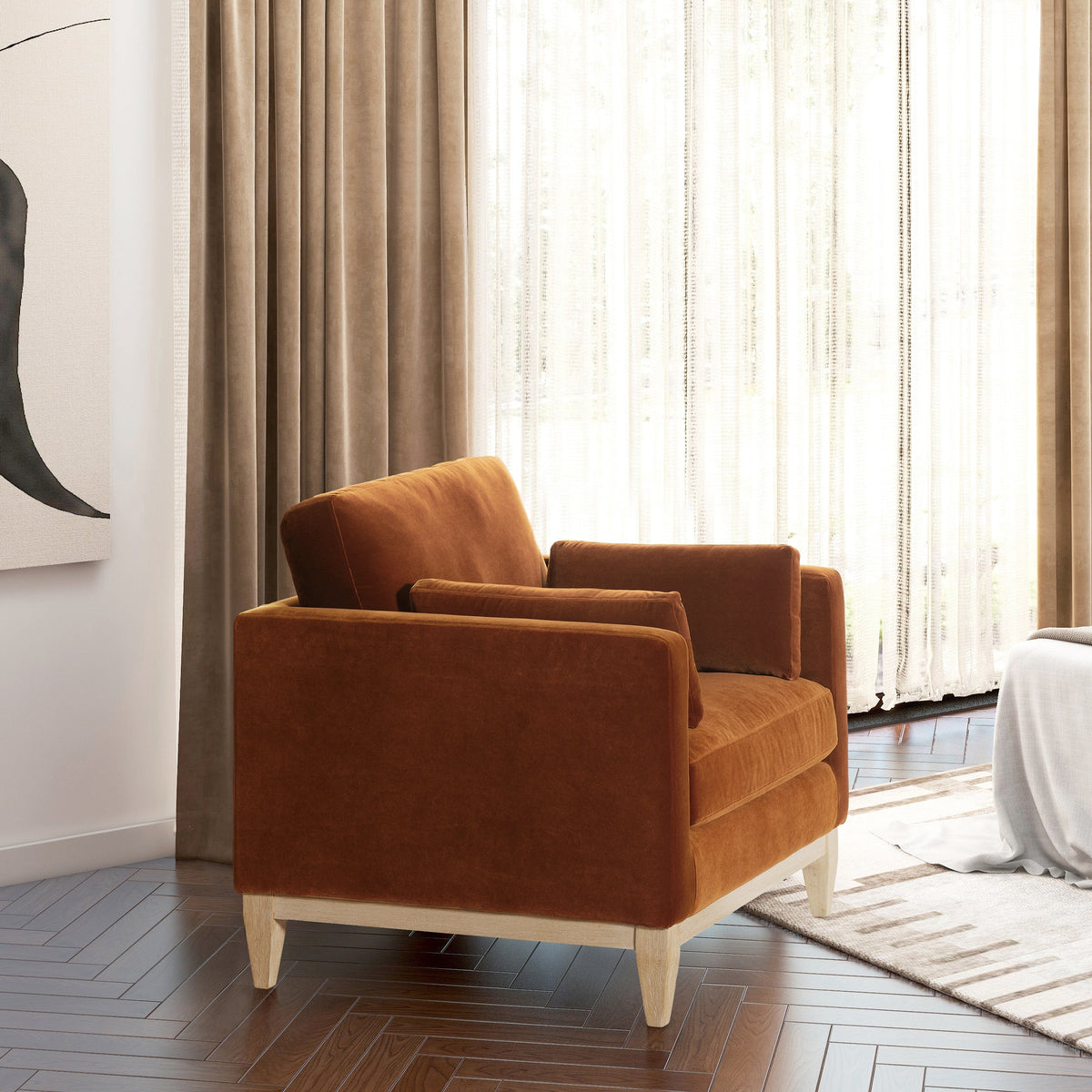 Knox 36" Modern Farmhouse Arm Chair
