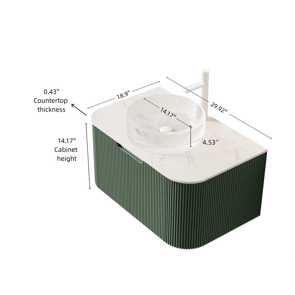Dina 30" Bathroom Vanity & Sink