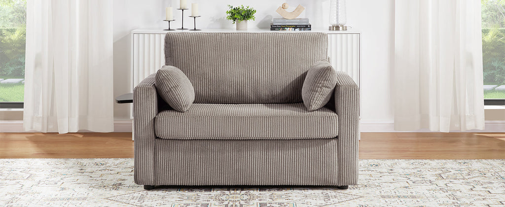 Twin Size Sofa Bed with USB Ports