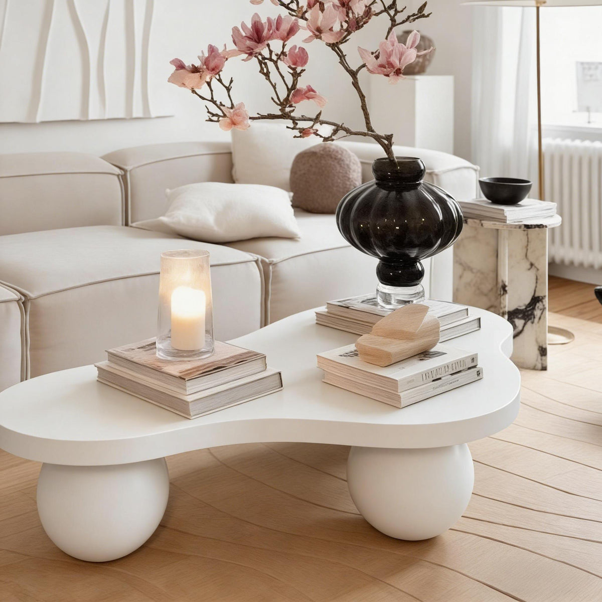 46'' Funky Unique Modern Coffee Table