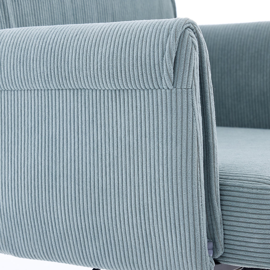 Mid-back Liftable Office Chair in Striped Fabric