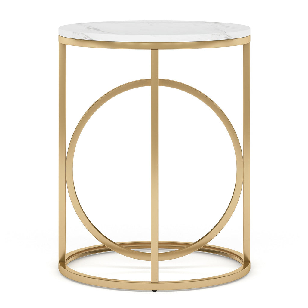 20” Round End Table for Living Room