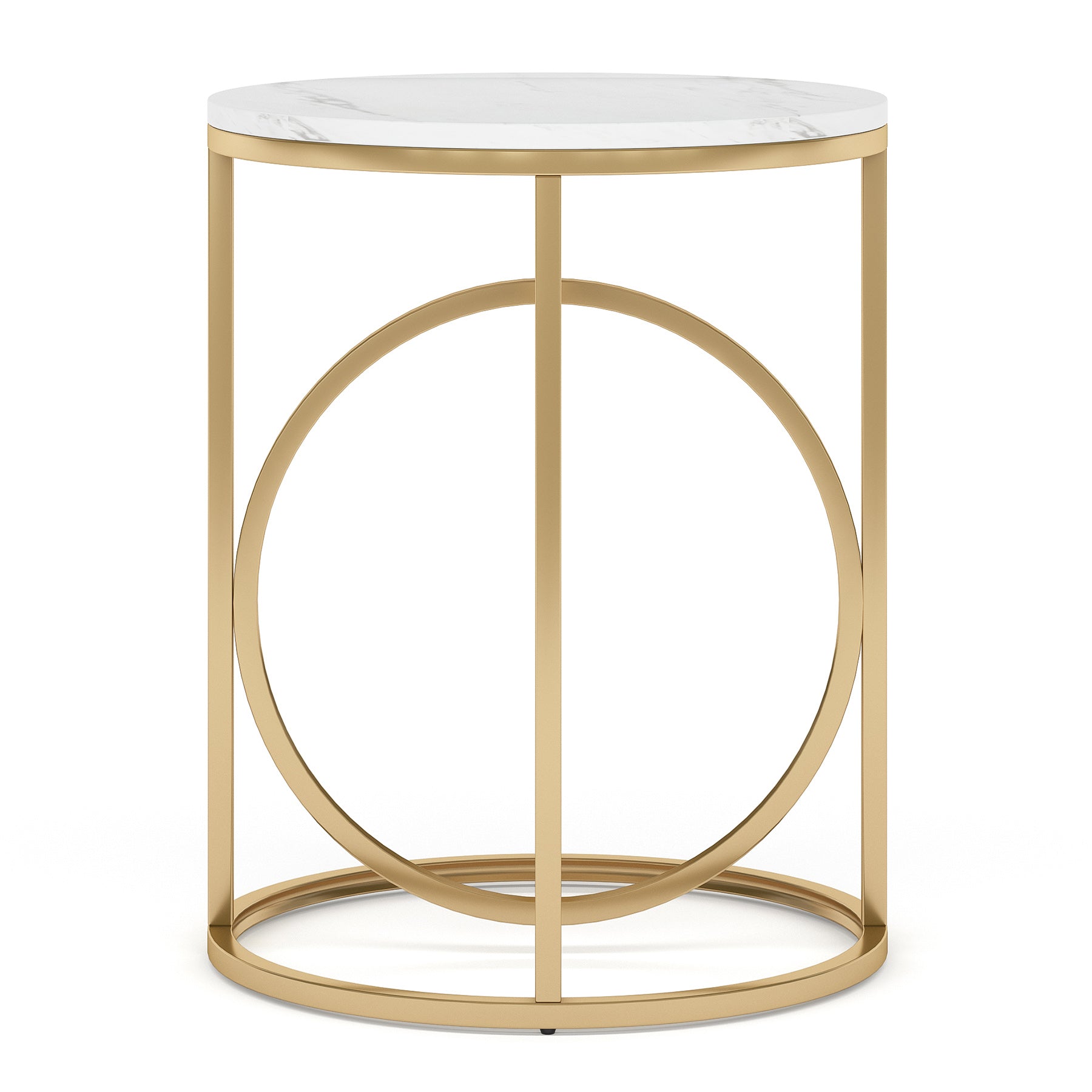 20” Round End Table for Living Room