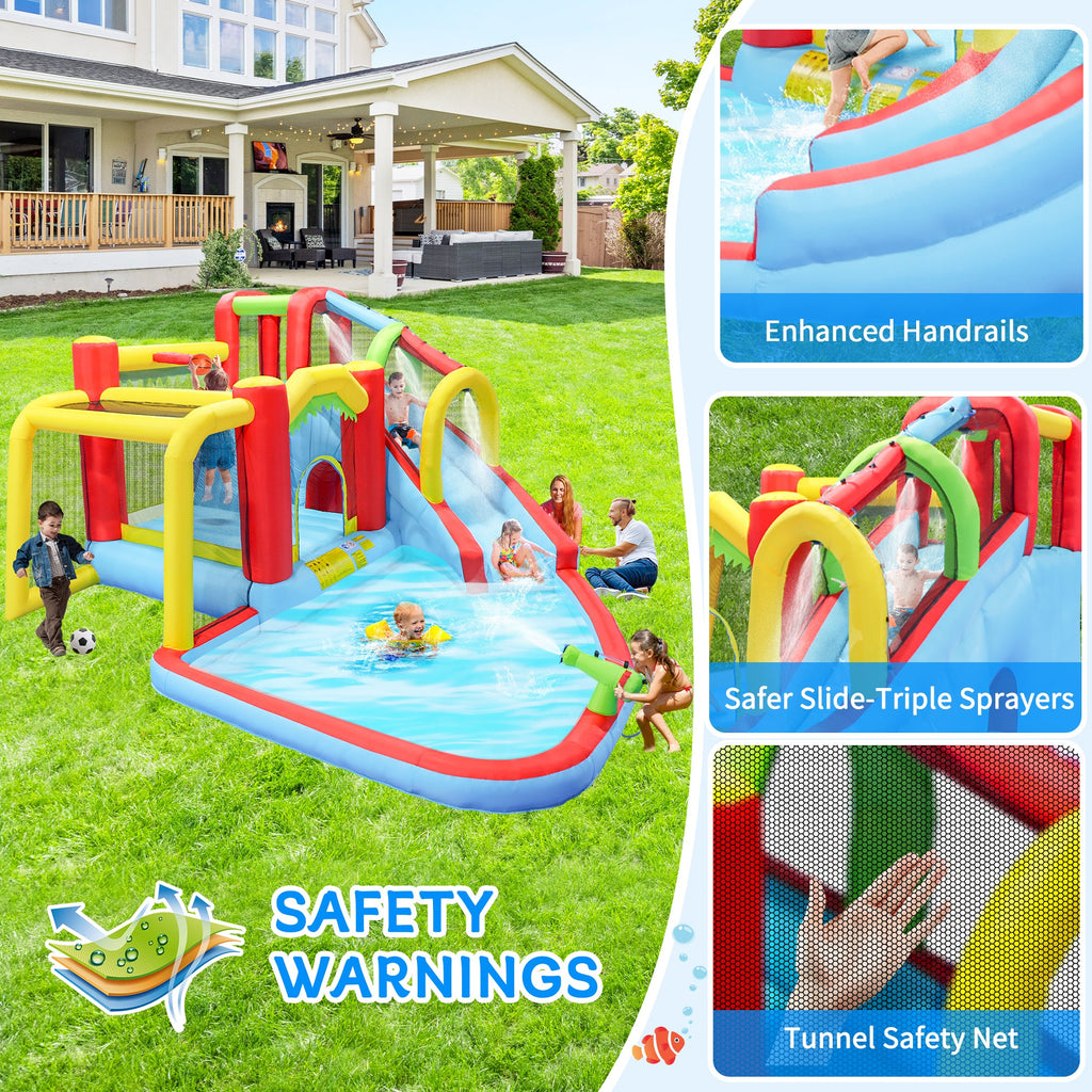 9 in1 Inflatable Slide Water Park Bouncing House