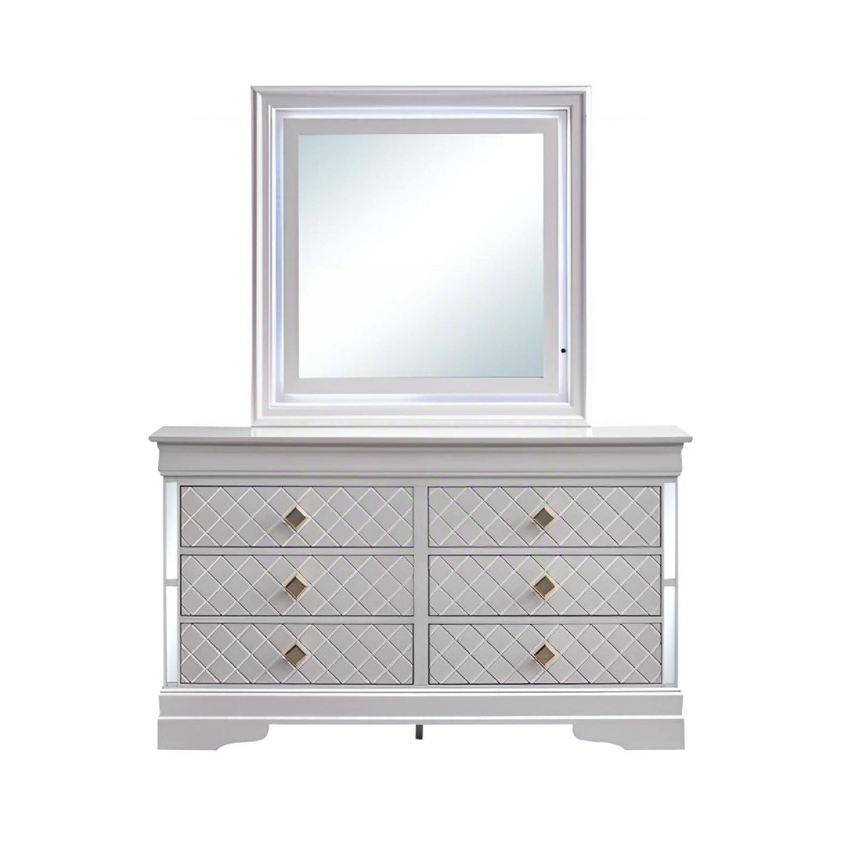Verona G6735-D Dresser in Pearl
