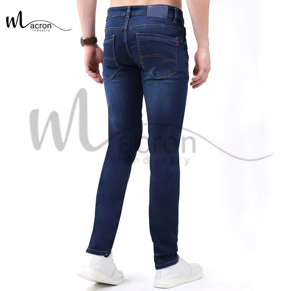 Good Supplier New Unique Design Lightweight Breathable With Own Logo In Different Color For Men Straight Mid-Rise Denim Pants
