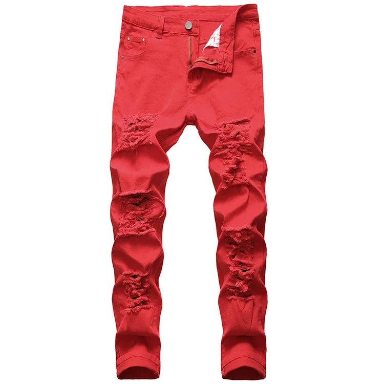 Wholesale High Quality Custom Men Straight High Street Eco-Friendly Breathable 100% Cotton Heavyweight Denim Slim Fit Black
