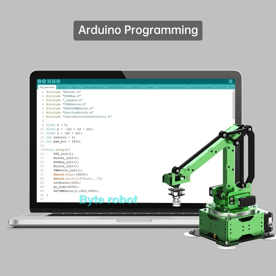 MaxArm 5 Axis Robot Arm Open Source Inverse Kinematics Robotics Manipulator for Arduino and AI Python ESP32 Programmable Robot