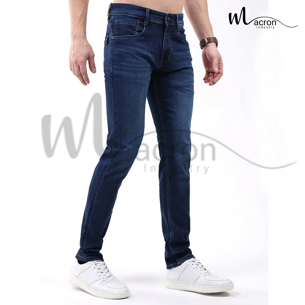 Good Supplier New Unique Design Lightweight Breathable With Own Logo In Different Color For Men Straight Mid-Rise Denim Pants