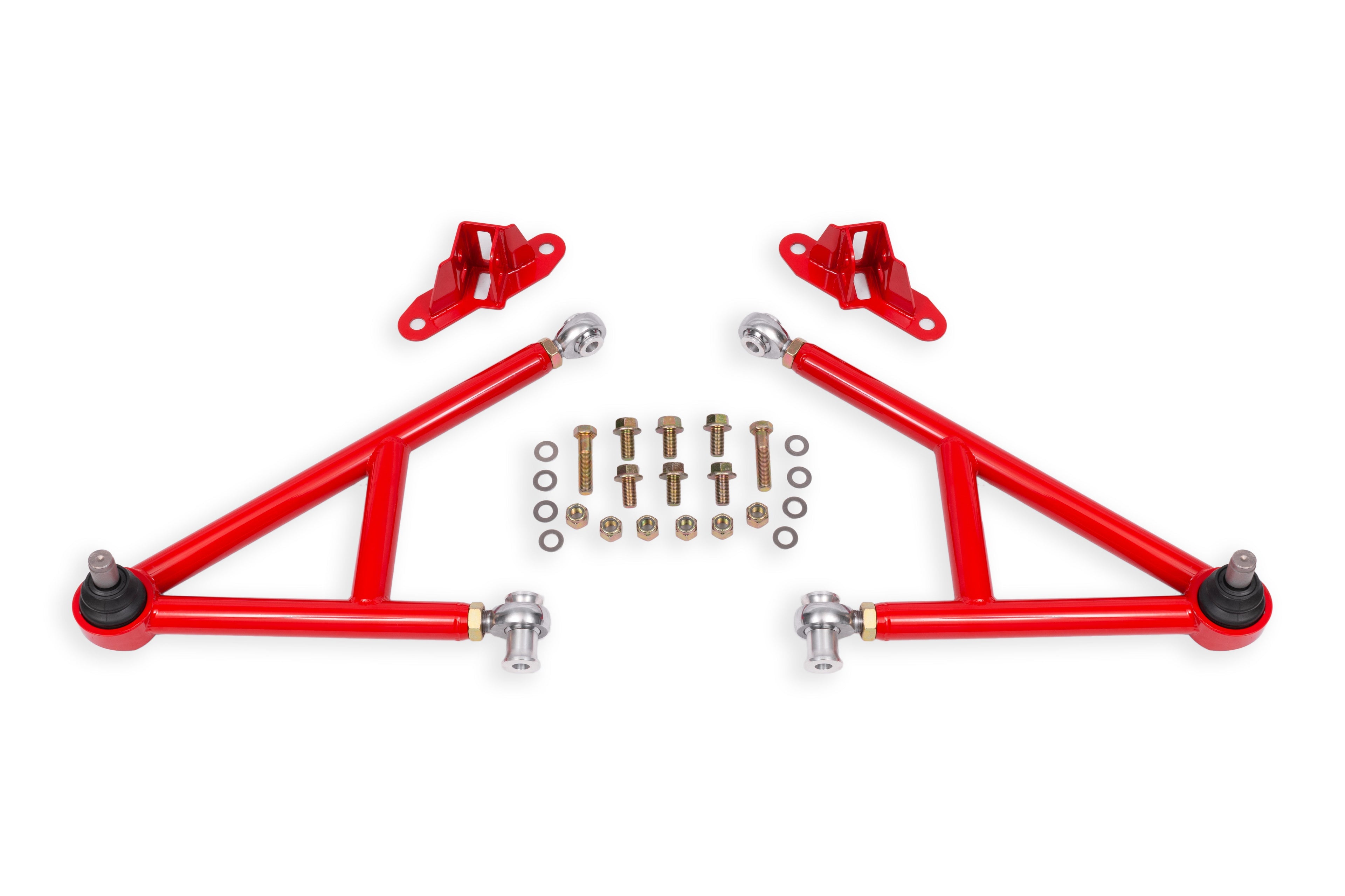 BMR Suspension BMR 11-14 Ford Mustang Lower A-Arm Kit - Red AA758R