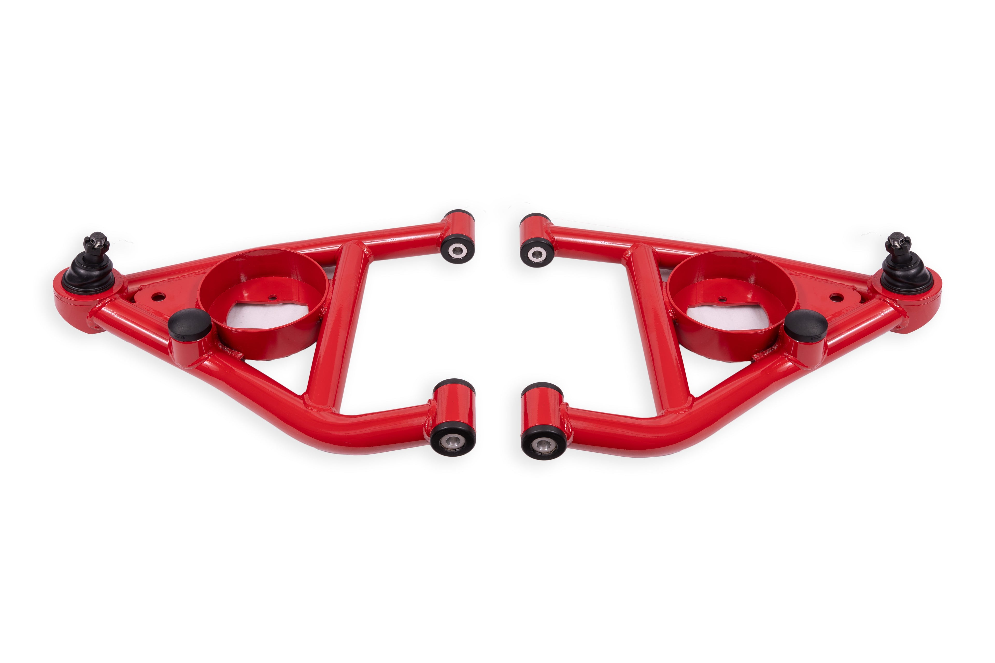BMR Suspension BMR 68-74 Chevrolet Nova w/ Bump Stops Lower A-Arms w/ STD. Ball Joint (Delrin) - Red AAL311R