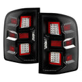 SPYDER xTune 07-13 Chevrolet Silverado 1500/3500 Full LED Tail Lights - Black (ALT-CH-CSIL07-FLED-BK) 9951480