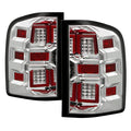 SPYDER xTune 07-13 Chevrolet Silverado 1500/3500 Full LED Tail Lights - Chrome (ALT-CH-CSIL07-FLED-C) 9951473