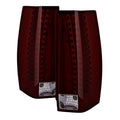 SPYDER Xtune Cadillac Escalade 07-14 OE Style Tail Lights Red Smoked ALT-JH-CAESC07-OE-RSM 9030505