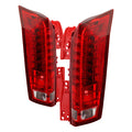 SPYDER xTune 10-16 Cadillac SRX Full LED Tail Lights - OE Red (ALT-JH-CASRX10-LED-RD) 9945571
