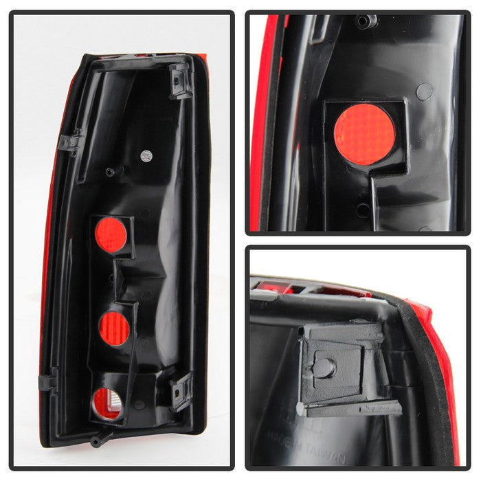 SPYDER Xtune Chevy Blazer Full Size 92-94 / Cadillac Escalade 99-00 Tail Light OEM ALT-JH-CCK88-OE-RC 9028779