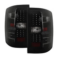 SPYDER xTune Chevy 1500 14-16 / Silverado 2500HD/3500HD LED Tail Lights - Black Smoked ALT-JH-CS14-LED-BSM 9036552