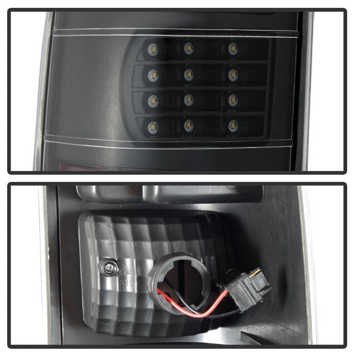 SPYDER xTune 99-02 Chevy Silverado 1500/2500 (w/o Stepside) LED Tail Lights - Blk (ALT-JH-CSIL99-LED-BK) 9037597