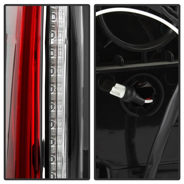SPYDER Chevy Tahoe Suburban 15-17 LED Tail Lights (Escalade Style) Black  ALT-JH-CSUB15-2IN1LED-BK 9039768
