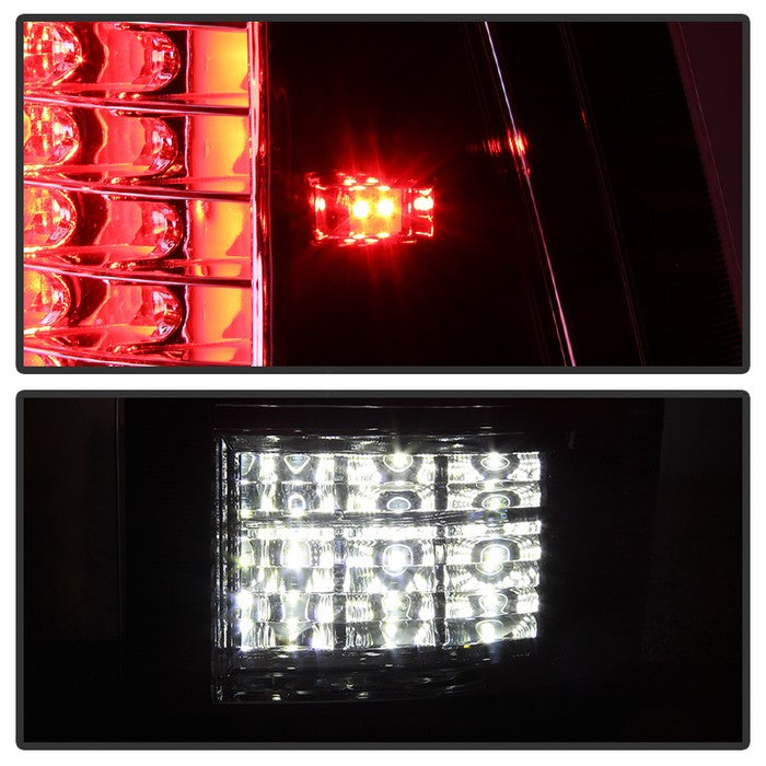 SPYDER Xtune Dodge Ram 1500 09-14 LED Tail Lights Incandescent Model Only Chrome ALT-JH-DR09-LED-G2-C 9034848