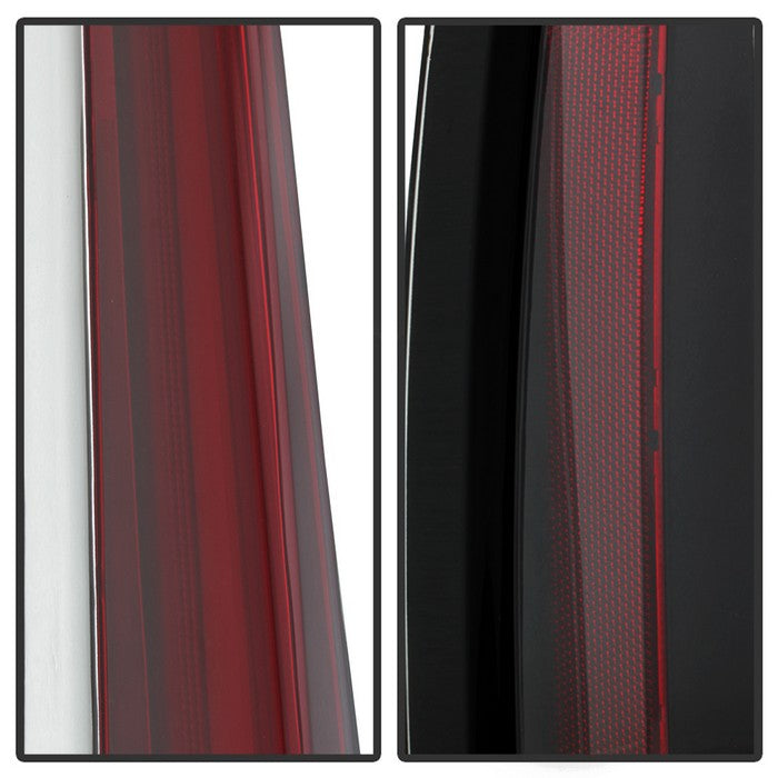 SPYDER xTune GMC Yukon 15-17 LED Tail Lights (Escalade Style) - Black ALT-JH-GY15-2IN1LED-BK 9039775