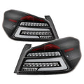 SPYDER 15-19 Subaru Impreza/WRX STi Light Bar LED Tail Lights - Black 9049095