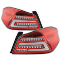 SPYDER 15-19 Subaru Impreza WRX/WRX STi Light Bar LED Tail Lights - Red Clear 9049101