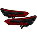 xTune 18-20 Toyota Camry OE Tail Lights - 4 Pieces - w/Signal and Reverse - Red Smoke 9944536