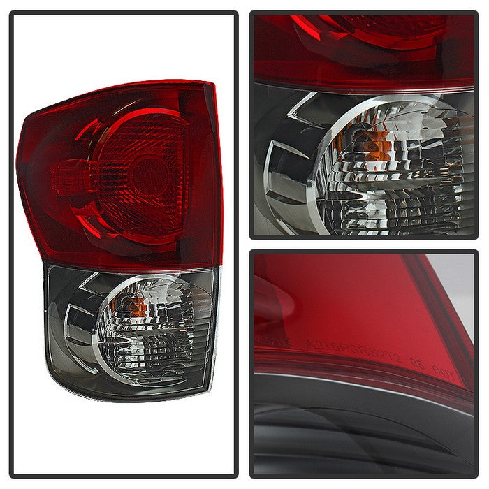 SPYDER Xtune Toyota Tundra 2007-2009 OEM Style Tail Lights Driver Side- Left ALT-JH-TTU07-OE-L 9029967