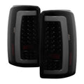 SPYDER xTune 00-06 Chevrolet Suburban C Shape Style LED Tail Lights - Black Smoke (ALT-ON-CD00-LBLED-BSM) 9050725