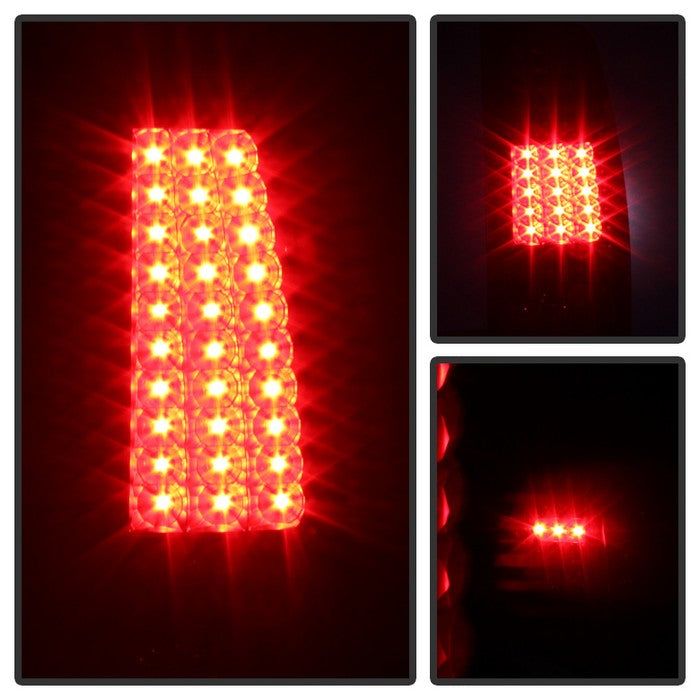 SPYDER Xtune Chevy Silverado 1500/2500/3500 03-06 LED Tail Lights Black Smoke ALT-ON-CS03-LED-BSM 5081124