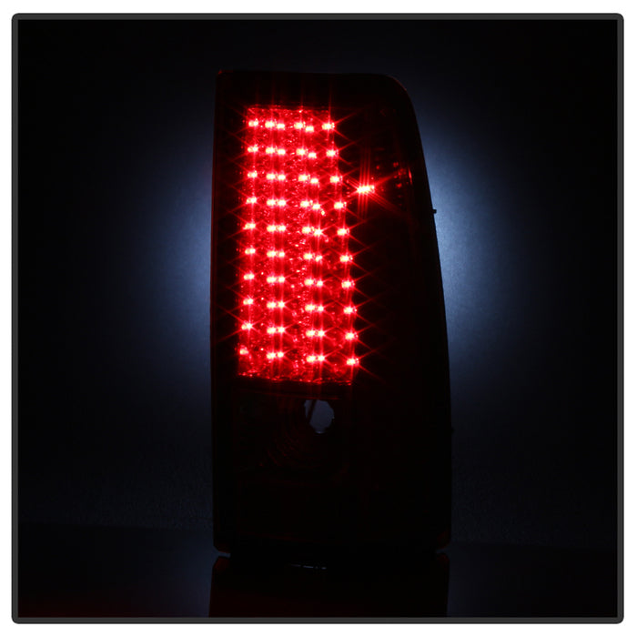 SPYDER Xtune Chevy Silverado 1500/2500/3500 99-02 LED Tail Lights Red Clear ALT-ON-CS99-LED-RC 5008831