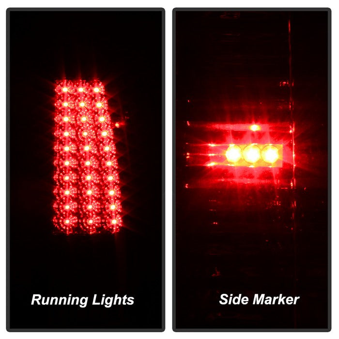 SPYDER Xtune Chevy Silverado 1500/2500/3500 99-02 LED Tail Lights Red Clear ALT-ON-CS99-LED-RC 5008831
