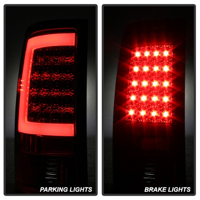 SPYDER Xtune GMC Sierra 07-13 LED Tail Lights Red Clear ALT-ON-GS07-G2-LED-RC 5081575