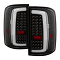 xTune GMC Sierra 1500 14-18 2500HD/3500HD 15-19 LED Tail Lights - Black ALT-ON-GS14-LBLED-BK 9050213