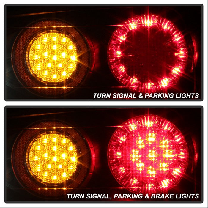 SPYDER xTune Honda S2000 04-08 LED Tail Lights - Black ALT-ON-HS2K04-LED-BK 5081605