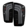 SPYDER xTune 16-19 Toyota Tacoma Version LED Tail Lights - Black Smoke (ALT-ON-TT16-LBLED-BSM) 9048630