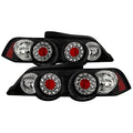 Spyder Acura RSX 02-04 LED Tail Lights Black ALT-YD-ARSX02-LED-BK 5000361