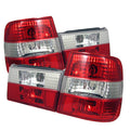 Spyder BMW E34 5-Series 88-95 Euro Style Tail Lights Red Clear ALT-YD-BE3488-RC 5000491