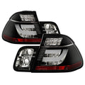 Spyder BMW E46 3-Series 02-05 4Dr Light Bar Style LED Tail Lights Black ALT-YD-BE4602-4D-LBLED-BK 5015938