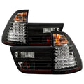 Spyder BMW E53 X5 00-06 4PCS LED Tail Lights Black ALT-YD-BE5300-LED-BK 5000781