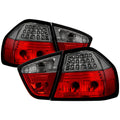 Spyder BMW E90 3-Series 06-08 4Dr LED Tail Lights Red Smoke ALT-YD-BE9006-LED-RS 5000910