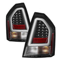 Spyder Chrysler 300C 08-10 V2 Light Bar LED Tail Lights - Black ALT-YD-C308V2-LED-BK 5083388