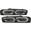 Spyder Chevy Camaro 16-18 Halogen LED Tail Lights Black ALT-YD-CCAM16HAL-SEQ-BK 5087218