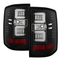 Spyder Chevy 1500 14-16 Light Bar LED Tail Lights Blk ALT-YD-CS14-LBLED-BK 5079985
