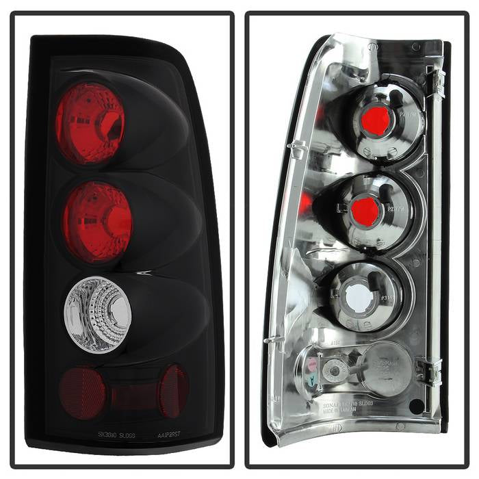 Spyder Chevy Silverado 1500 99-02 Euro Tail Lights G2 Version Blk ALT-YD-CS99-G2-BK 5002013