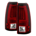 Spyder Chevy Silverado 1500/2500 99-02 Version 2 LED Tail Lights - Red Clear ALT-YD-CS99V2-LED-RC 5081872