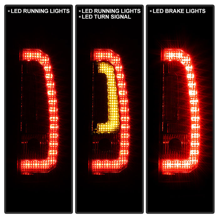 Spyder Chevy Suburban/Tahoe 07-14 V2 - Light Bar LED Tail Lights - Black ALT-YD-CSUB07V2-LED-BK 5083418